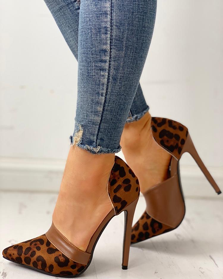 pointed sole heels