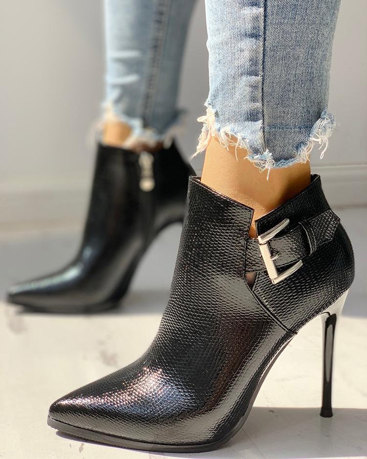 heeled ankle boots