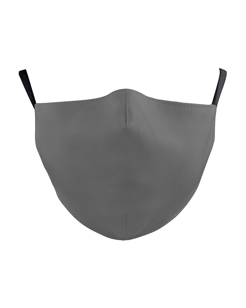 

Solid Breathable Face Mask, Gray
