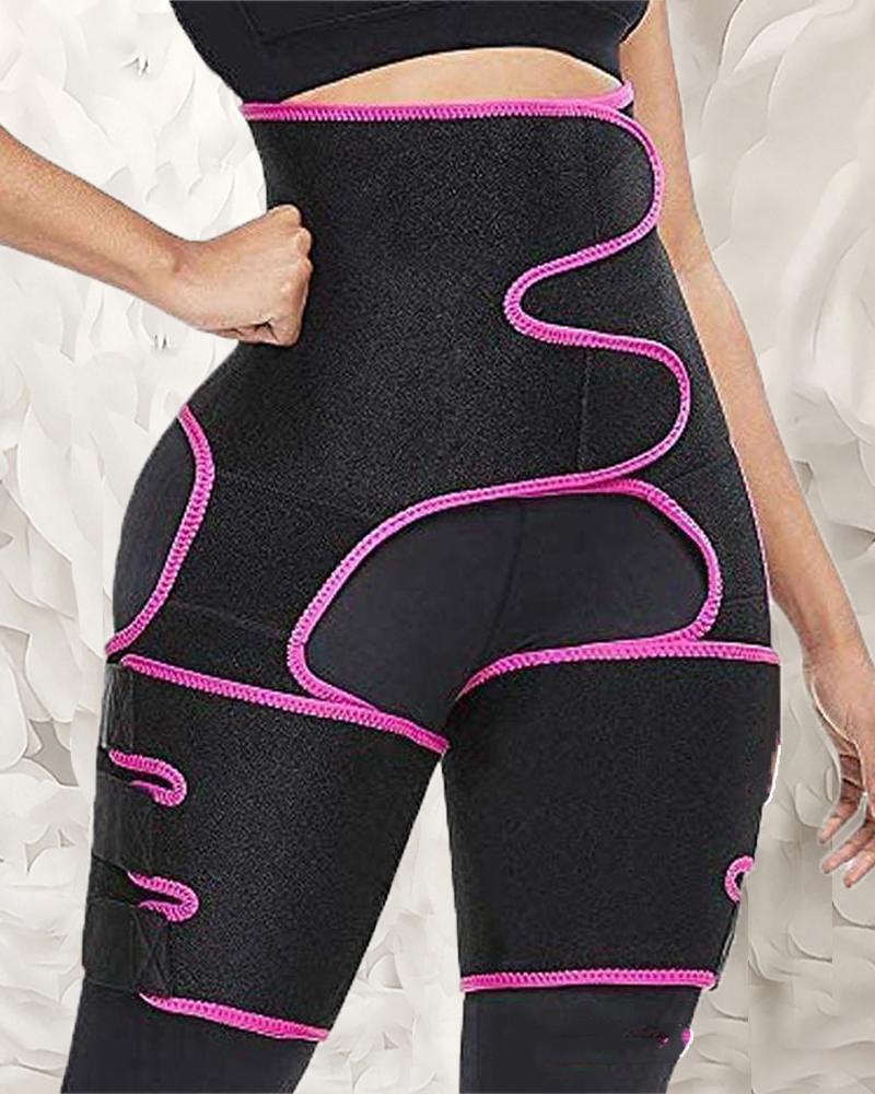 

High Waist Workout Thigh Shaper, Hot pink