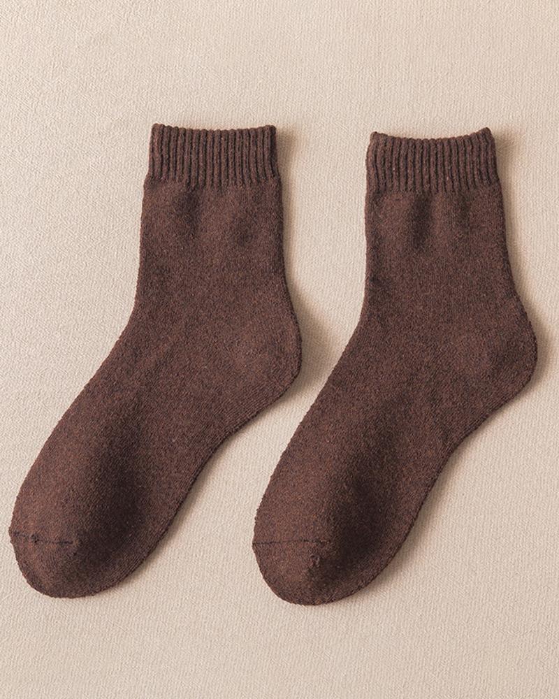 

1Pair Simple Plain Socks, Style1