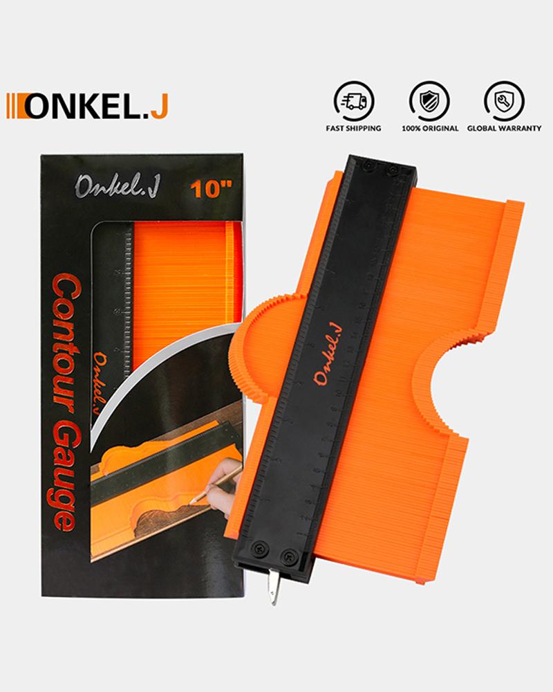 

Adjustable Lock Irregular Shape Duplicator Contour Gauge, Orange