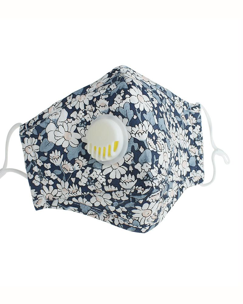 

Paisley Print Valve Breathable Mouth Mask, Style4