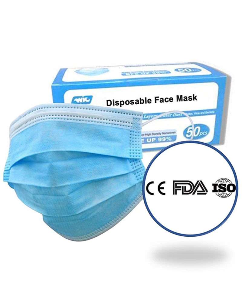 

10/20/ Outdoor Disposable Protective Mask, Blue