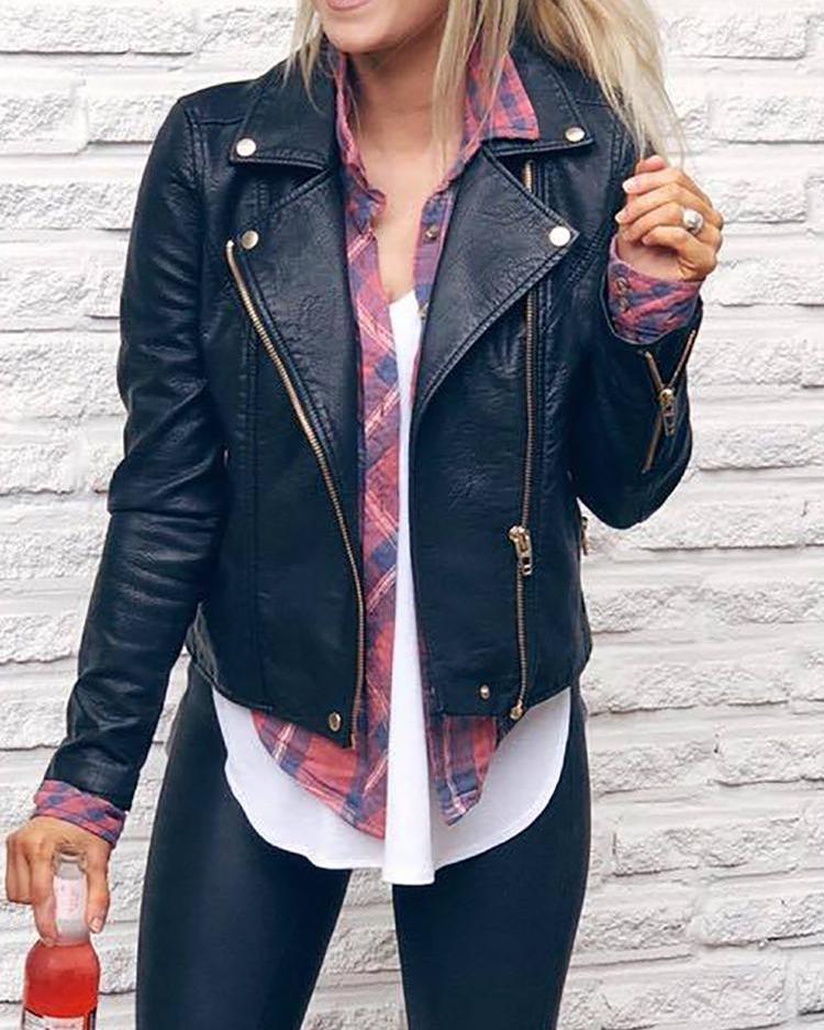 casual plain zipper design sport jumpsuit