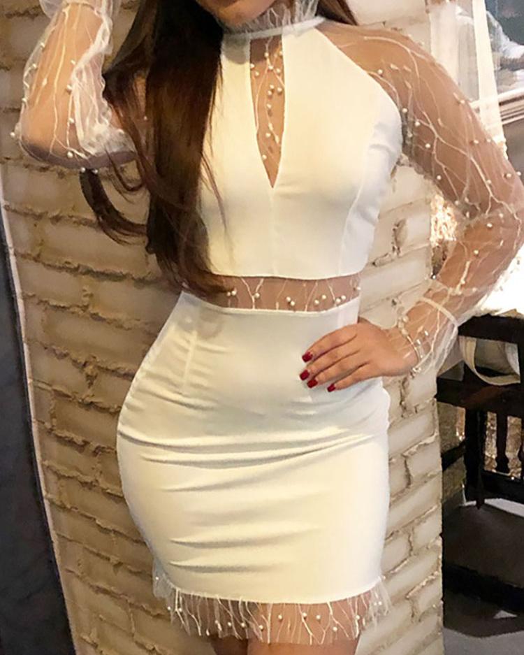 fitted sweatshirt dress