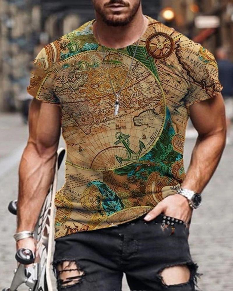 

All Over Print Short Sleeve T-shirt, Style2