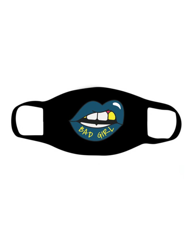 

Halloween Lip / Letter / Cartoon Print Breathable Mouth Mask, Style2