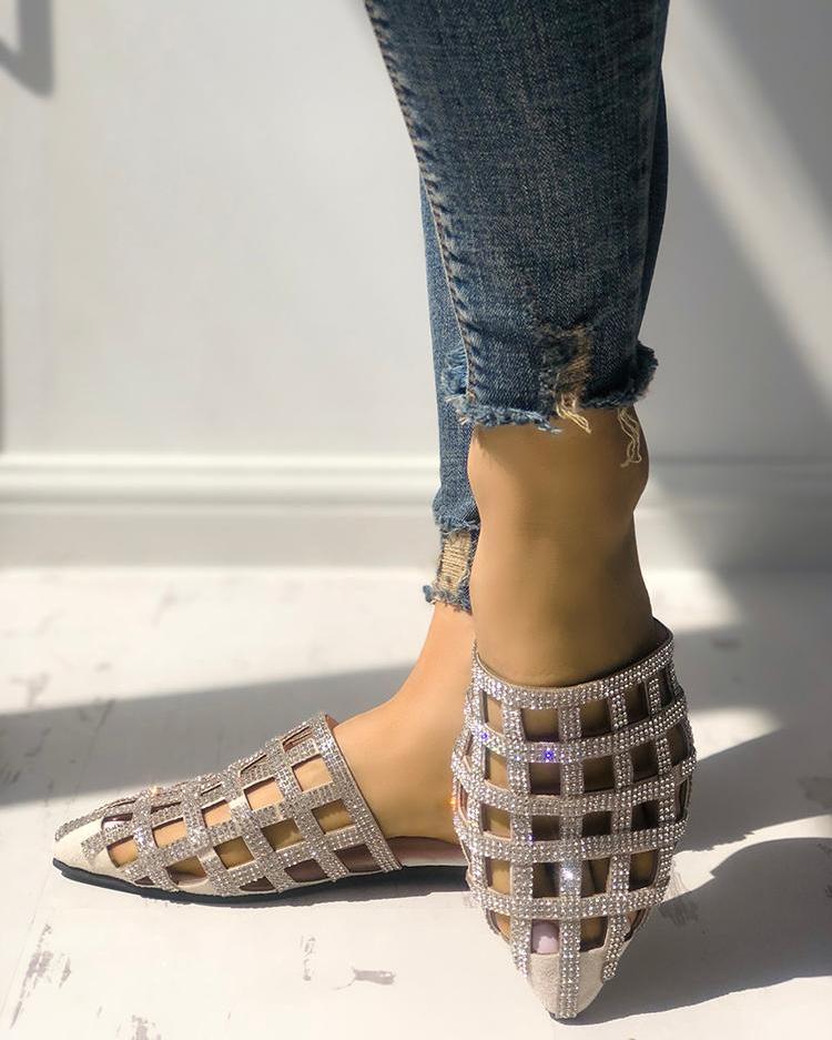 pointed toe sandals flat