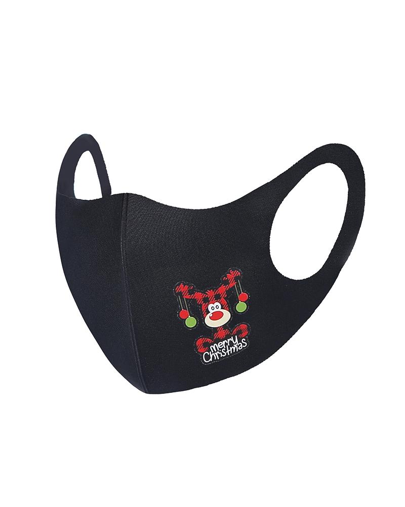 

Christmas Mixed Print Breathable Face Mask, Style6