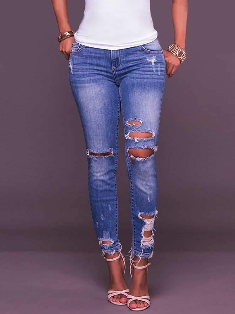 jeans cut pocket design