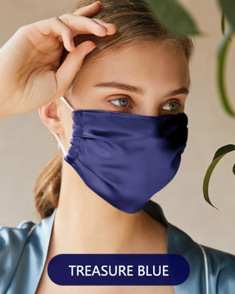

Silk Outdoor Anti- UV Face Cover, Purplish blue
