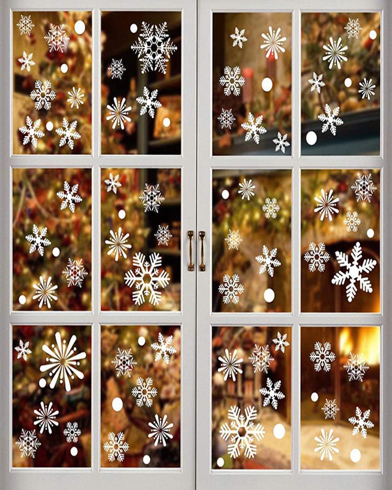 

1Sheet Christmas Snowflake Window Sticker, Style2