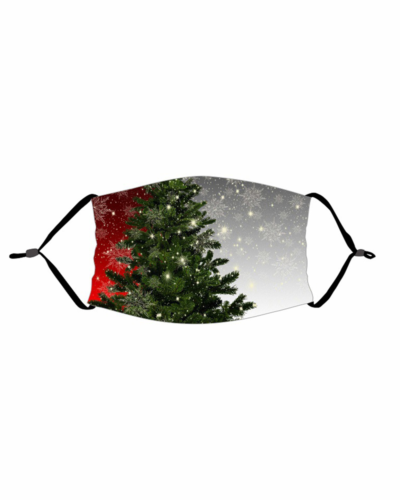 

Christmas PM 2.5 Earloop Face Mask With Fliter For Adults, Style12