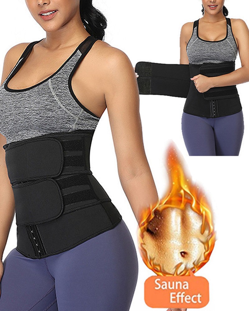 Waist Trainer Thermo Sweat Belt Tummy Body Shaper
