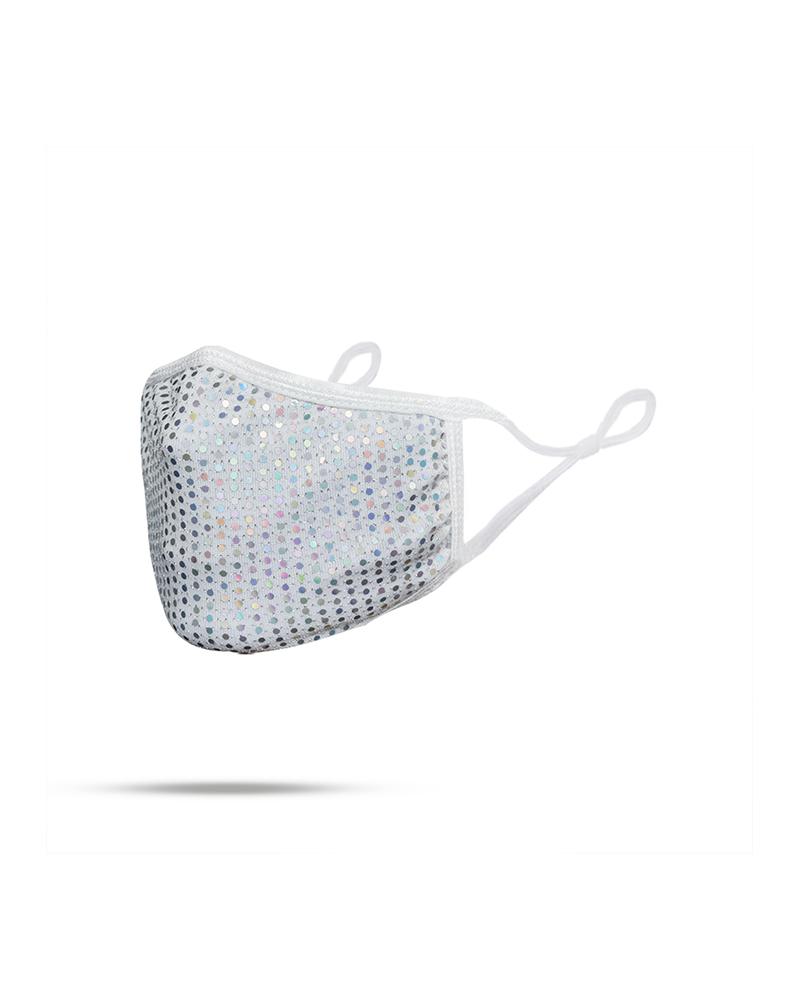 

Studded Breathable Face Mask, White