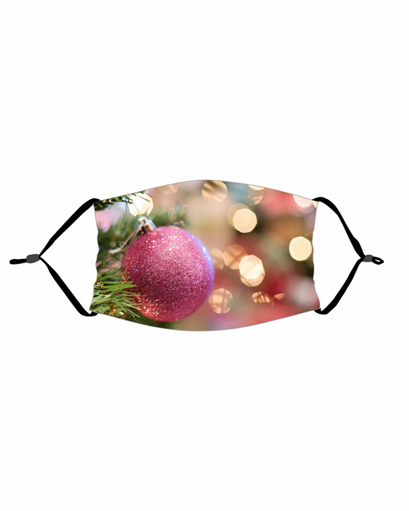 

Christmas PM 2.5 Earloop Face Mask With Fliter For Adults, Style5