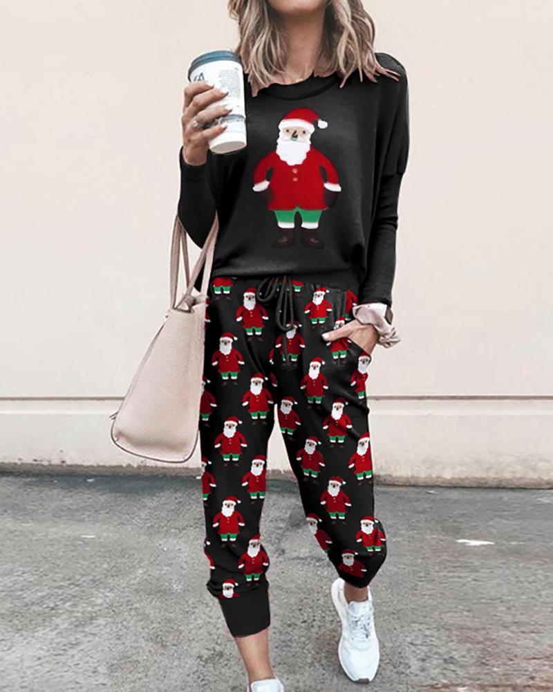 Download Christmas Gnomes Svg Print Top Drawstring Pants Set Yellowimages Mockups