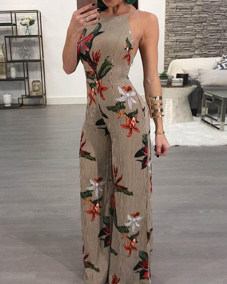 wide leg jumpsuit casual