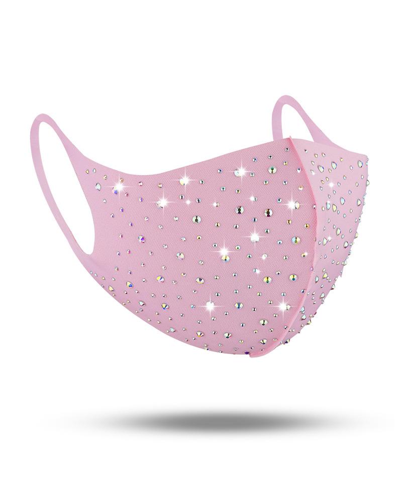 

Studded Breathable Face Mask, Pink