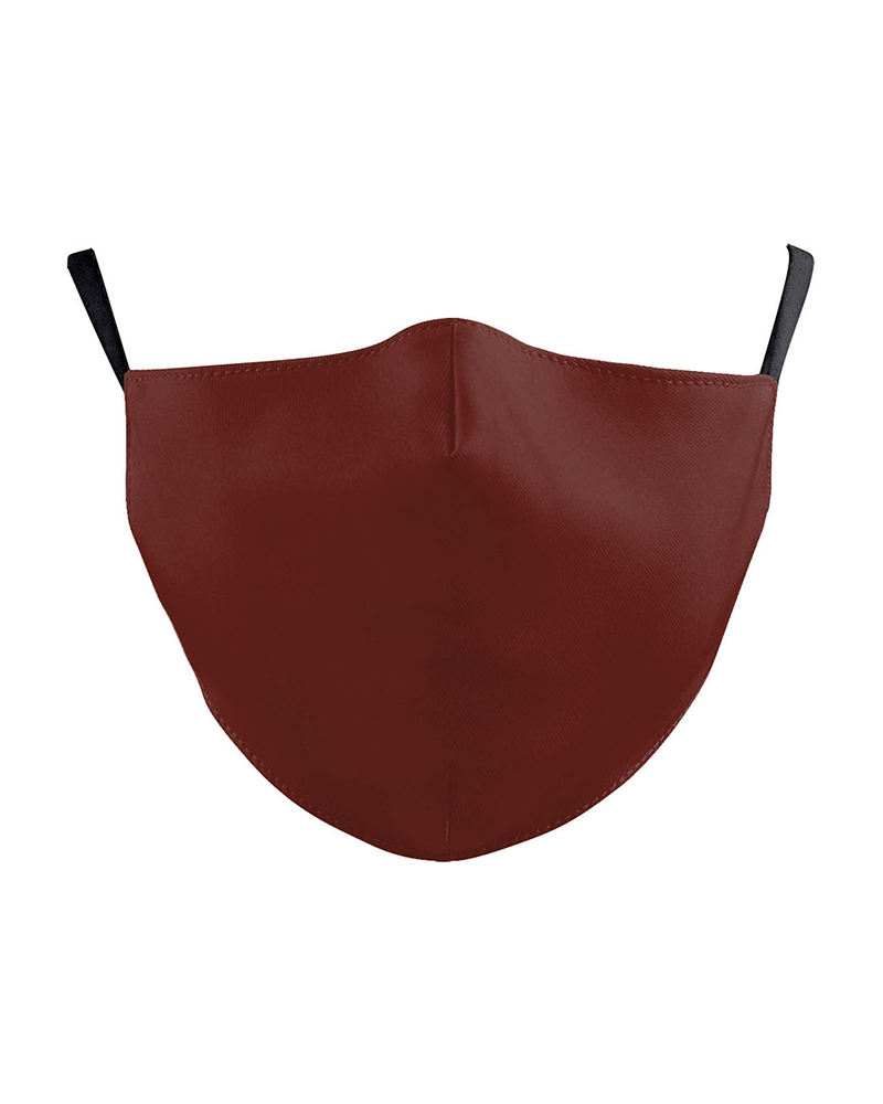 

Solid Breathable Face Mask, Wine red