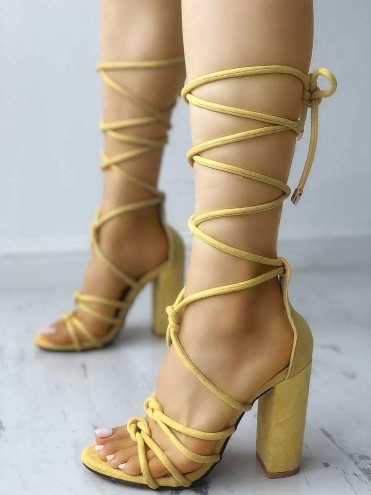 sandals with knot