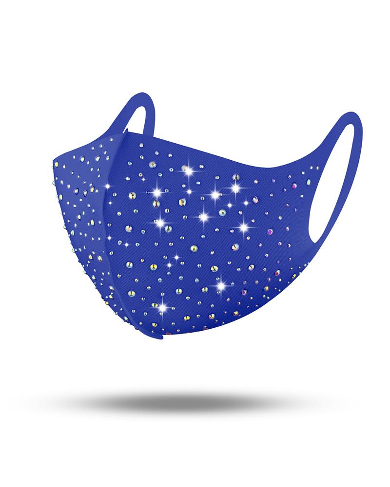 

Studded Breathable Face Mask, Dark blue