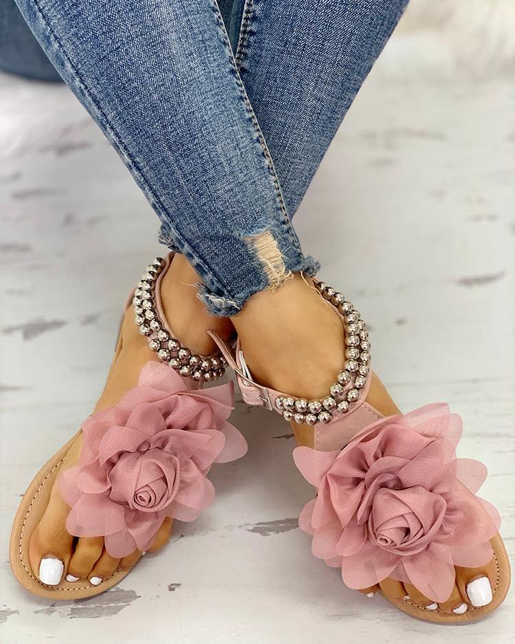 flower sandals