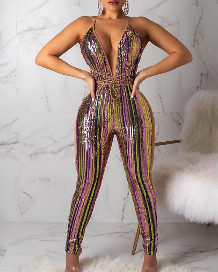 shiny jumpsuit