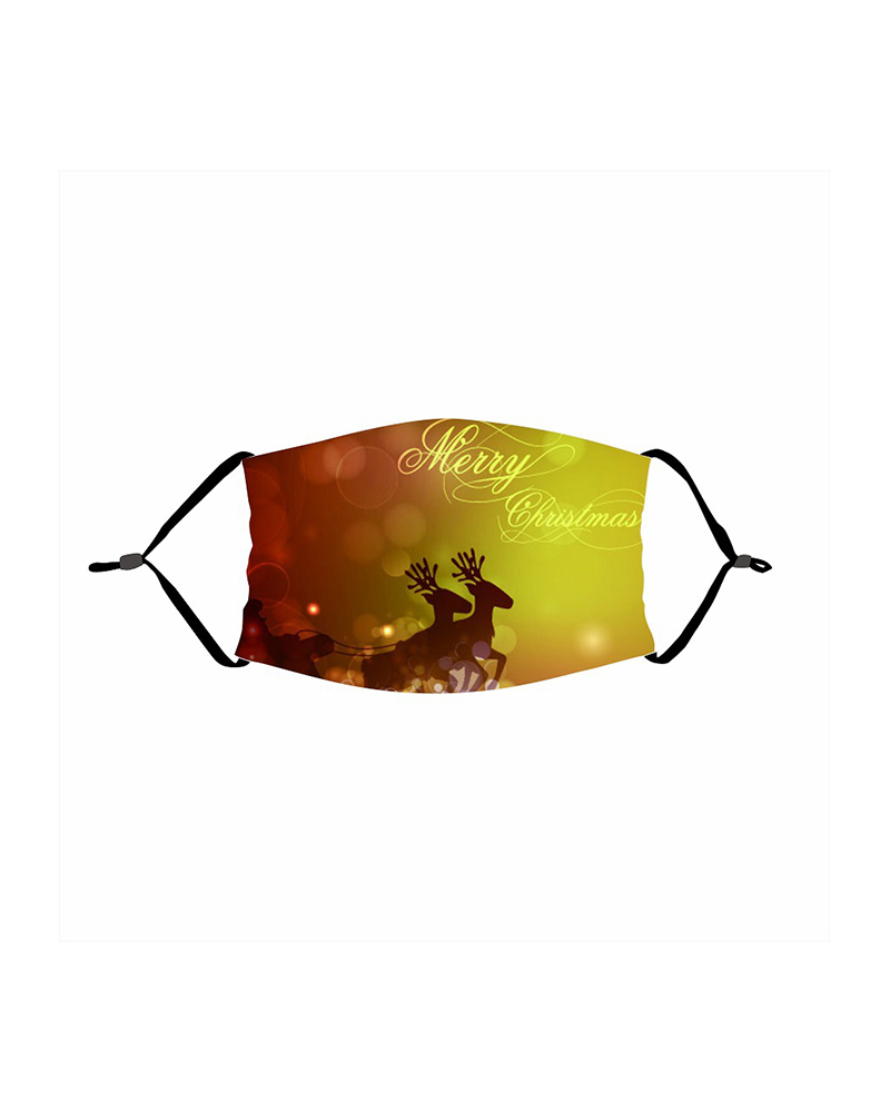 

Christmas Thickened Adjustable PM 2.5 Earloop Face Mask For Kids, Style5