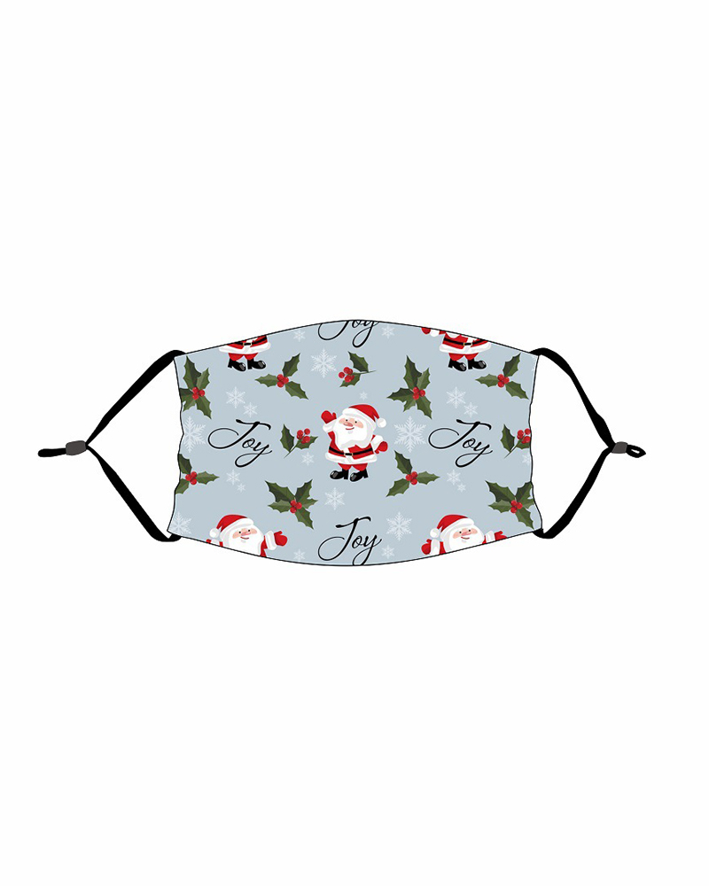 

Christmas Print PM 2.5 Face Mask For Kids, Style6
