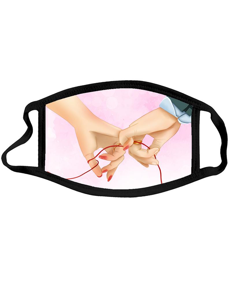 

Valentine's Day Print Ear-loop Mask, Style3