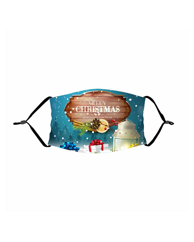 

Christmas Print PM 2.5 Face Mask For Adult, Style6