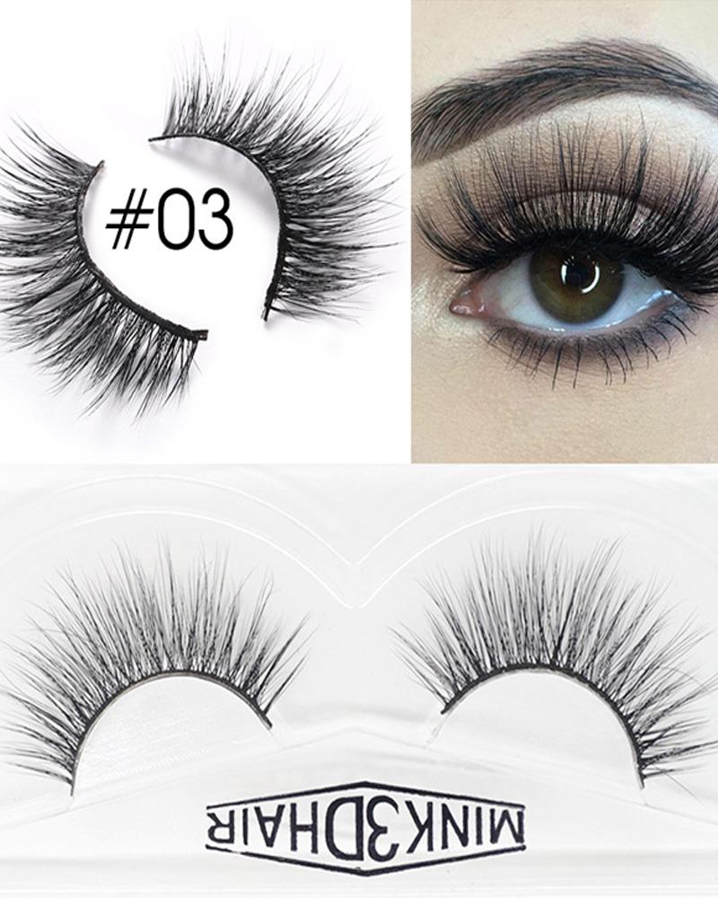 

1 Pair Volume Curly False Eyelashes, Style3