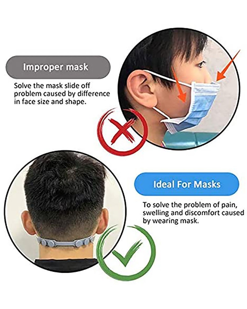 Silicone Mask Strap Extender AntiTightening Mask Holder Hook Ear Strap
