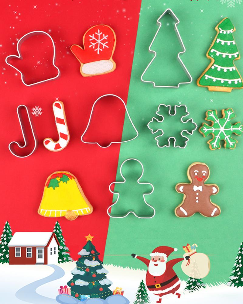 

Set Christmas Shaped Mold, Style1