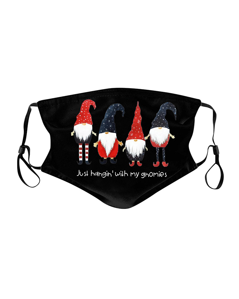 

Christmas Print Breathable Face Mask, Style3