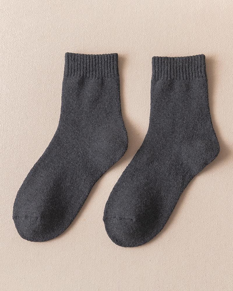 

1Pair Simple Plain Socks, Style2