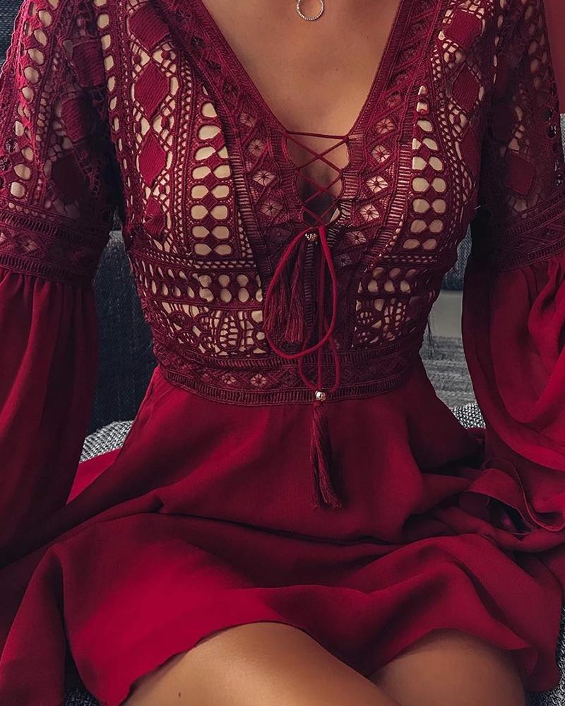 front lace dress