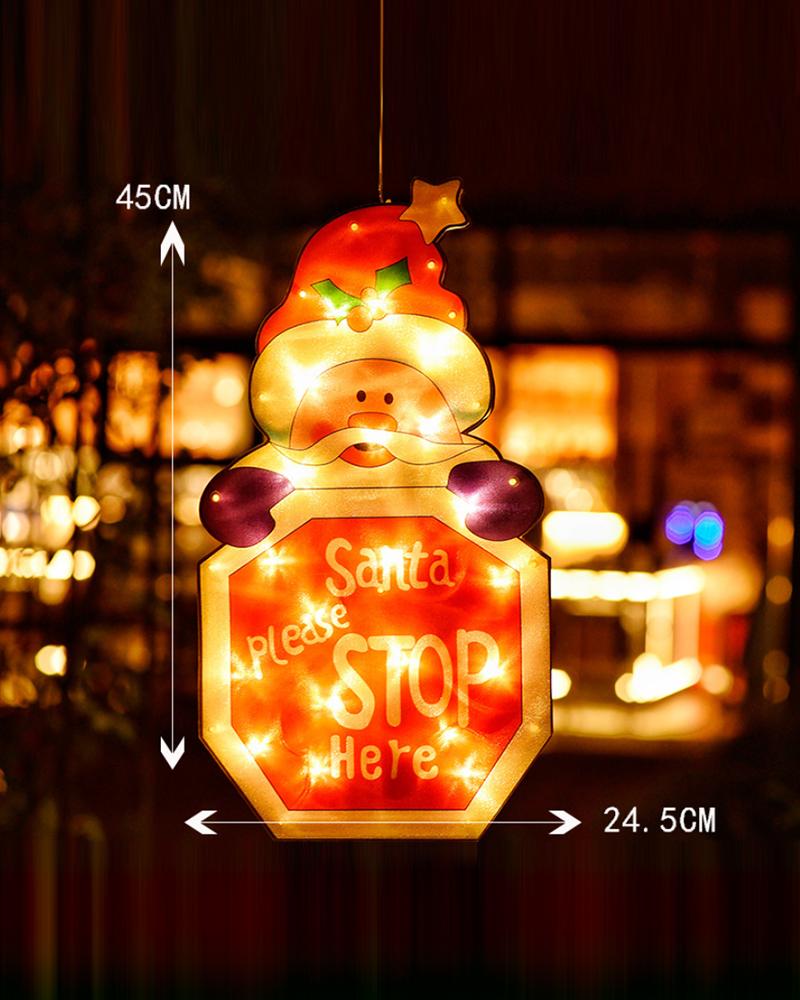 

Christmas Shaped LED Suction Cup Lamp, Style3