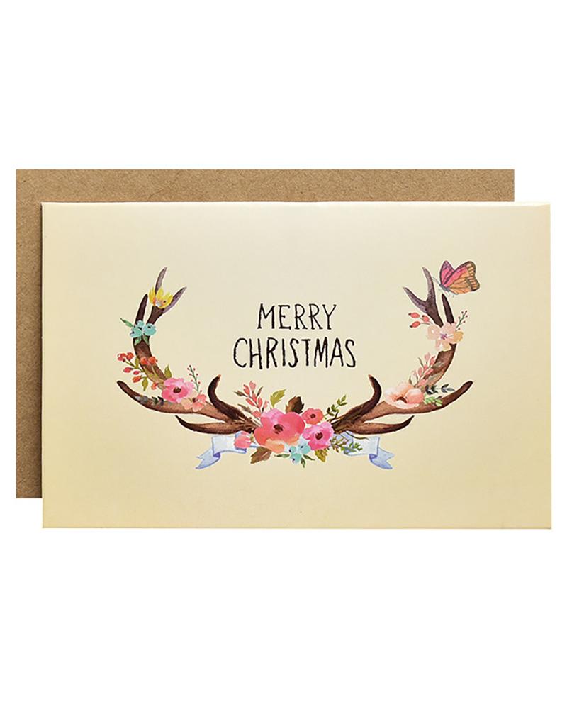 

Christmas Greeting Card With Envelope, Style1