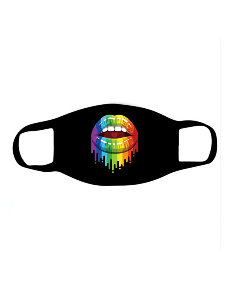 

Halloween Lip / Letter / Cartoon Print Breathable Mouth Mask, Style6