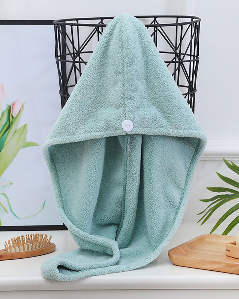 

Quick Magic Hair Dry Hat, Green