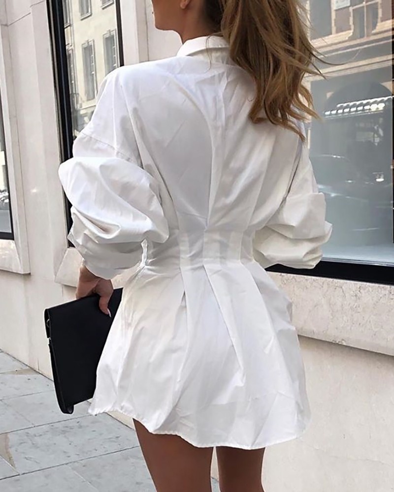 long sleeve blouse dress