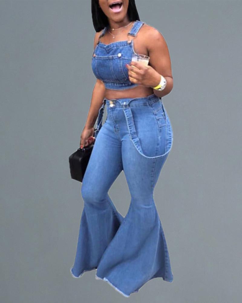 bell bottom suspenders