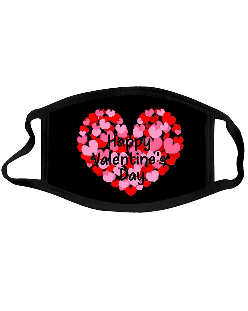

Valentine's Day Print Ear-loop Mask, Style2