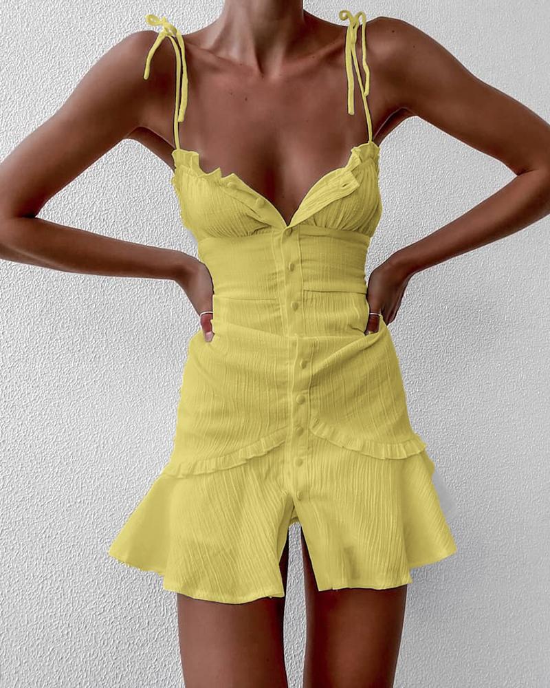 

Padded Asymmetrical Bodycon Dress, Yellow