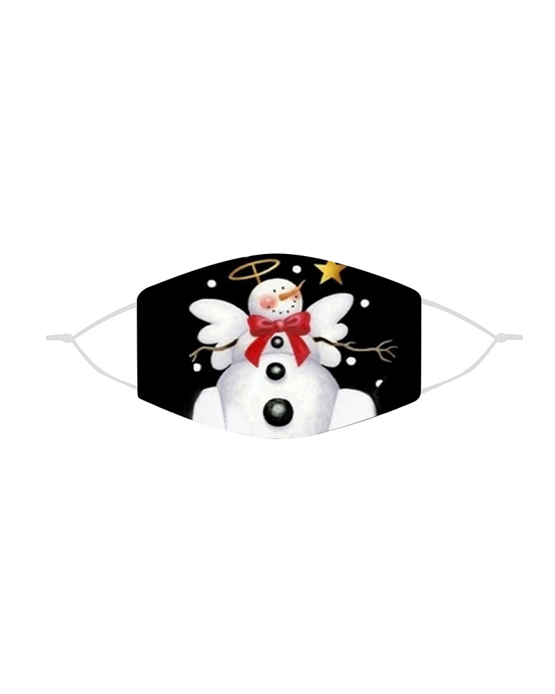 

Christmas Mixed Print Breathable Face Mask, Style7