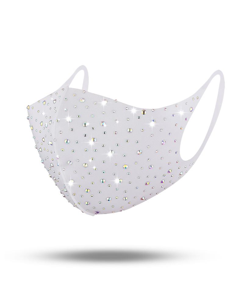

Studded Breathable Face Mask, White