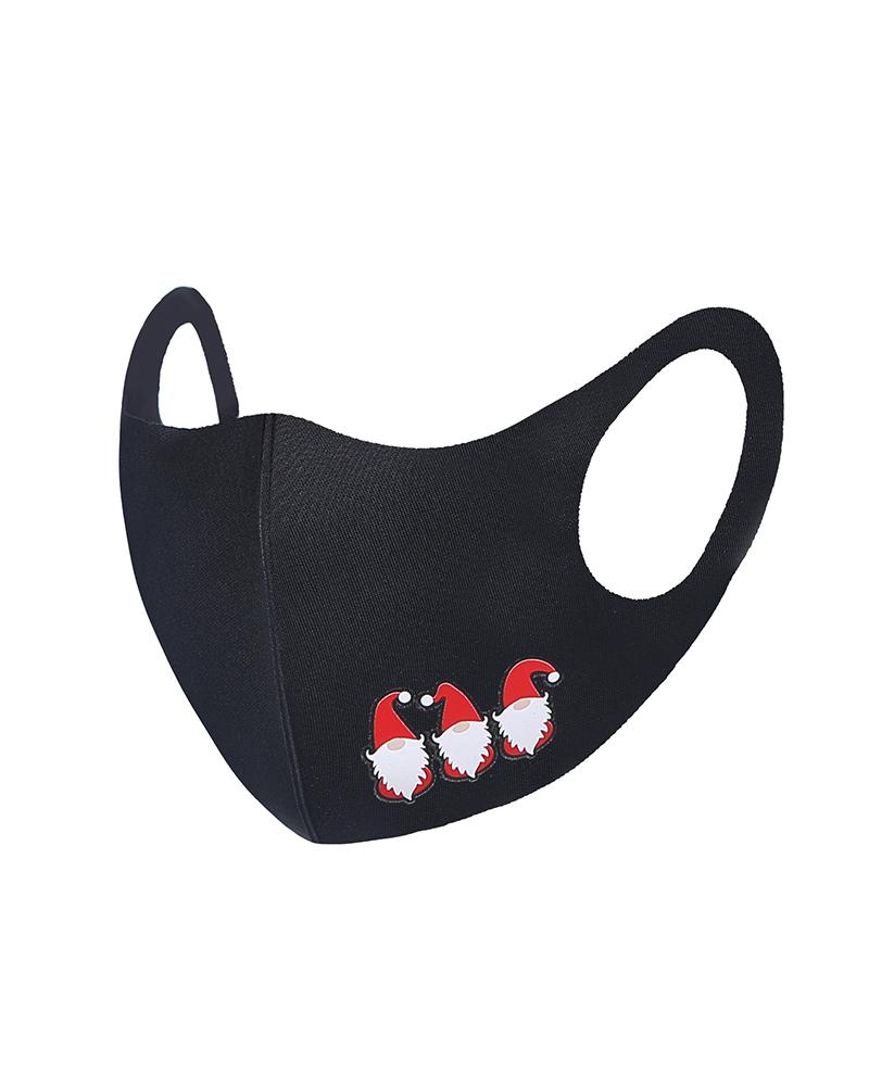 

Christmas Mixed Print Breathable Face Mask, Style1